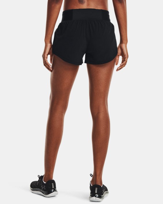 Women's UA Speedpocket Shorts, Black, pdpMainDesktop image number 2